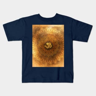 Sage golden OM Kids T-Shirt
